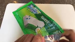 Swiffer – Sweeper Wet Wipes Unboxing [upl. by Ellehcit]