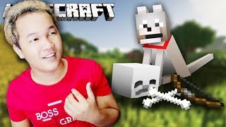 Skeleton ខ្លាចឆ្កែខាំ  Minecraft Khmer Adventure  Episode 13 [upl. by Garlanda]