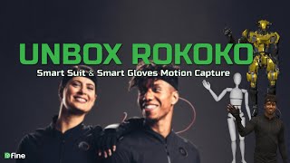 Unbox Rokoko Smart Suit amp Smart Gloves Motion Capture ชุดเเละถุงมือจับการเคลื่อนไหว โมชั่นแคปเจอร์ [upl. by Naid]