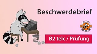 Beschwerdebrief schreiben  Schriftliche Prüfung B2 telc [upl. by Airasor]