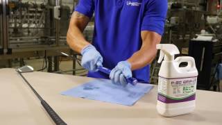 P80 Temporary Rubber Lubricant Grip Assembly Demonstration [upl. by Marti32]