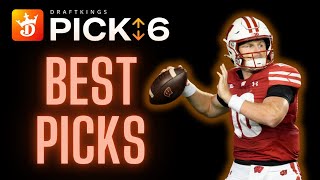 CFB DRAFTKINGS PICK 6 PICKS  SATURDAY WEEK 3  9142024 [upl. by Friedlander]