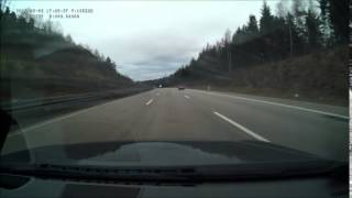 BMW 435d 80 to 200 KmH bergaufuphill german Autobahn [upl. by Taran]