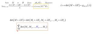 Coefficient en X dans le polynôme caractéristique de M [upl. by Sholeen]