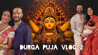 Vaayus First Durga Puja  Vlog 2  IshitaVatsal [upl. by Aifoz266]