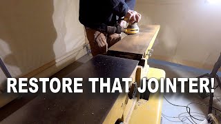 Howto Restore a Rusty Jointer Table and Fence [upl. by Frantz]