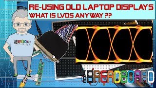 What is LVDS  Old laptop Screen reuse [upl. by Dorison391]