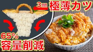 【ケチ】限界節約カツ丼を作ろう  積分でわかる底絞り容器の闇 [upl. by Maurilia104]