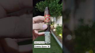 🔥👌ARTURO FUENTE Chateau Queen B🌙💨 cigar cigars cigarlife asmr shorts lighter cigarro [upl. by Englebert302]