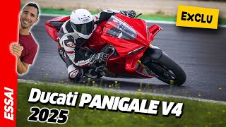 Où est passé le mono brasoscillant  💪 DUCATI PANIGALE V4 2025  ESSAI [upl. by Ijies]