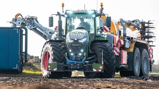 Slurry Injection with FENDT 930 Vario Gen 7  Veenhuis  Jan Bakker [upl. by Nawor]