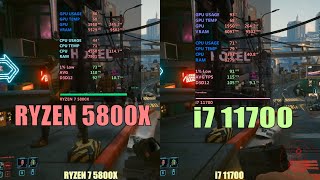 Intel i7 11700 vs AMD Ryzen 7 5800x [upl. by Otero2]