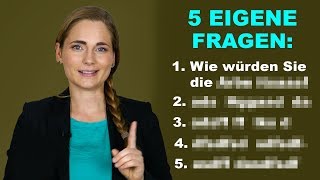 Vorstellungsgespräch  5 eigene Fragen die du am Ende stellen solltest [upl. by Ait]