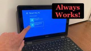 How to EASILY Factory Reset ANY WINDOWS School Laptop  no password [upl. by Ivie]