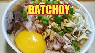 HOW TO COOK BATCHOY  SIMPLENG SANGKAP PORK LIVER  HOME COOKED VERSION USING MIKI NOODLES [upl. by Juditha]