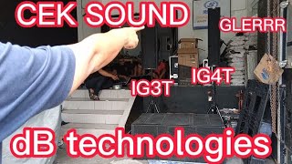 CEK SOUND SYSTEM SPEAKER dB technologies IG3TIG4T dan SUB VIO [upl. by Pilar126]