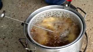 Frying Fish Southern Style Fish Fry Croaker Tilapia and Red Gulf Snapper [upl. by Ayocat]