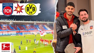 1 FC HEIDENHEIM vs BORUSSIA DORTMUND  Stadionvlog ⚪️🔴🔵 Ich treffe unsere Spieler 🤩  S7EVEN [upl. by Nrehtak789]