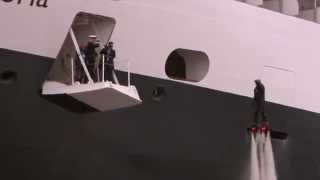 Cunard  Queen Victoria celebrates Aquitanias maiden voyage in Liverpool [upl. by Mcmath]