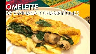 OMELETTE de espinaca y champinÌƒones 43 [upl. by Oates790]