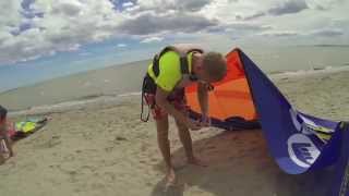 Cursos de Kitesurf en Santa Pola Alicante 28 y 29092013  Parres WaterSports [upl. by Berti870]