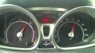 Ford fiesta 2011 14 tdci 70hp 160nm 0100 0150 acceleration [upl. by Ainalem866]