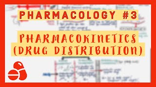 Pharmacology 3  Pharmacokinetics Drug Distribution [upl. by Drofiar]