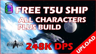 Free T5U Ship 1000 Dilithium  Escort Phaser Cannon Build  STO 2024 [upl. by Morril]