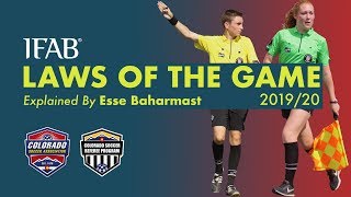 Webinar  201920 IFAB Laws of the Game Changes Explained by Esse Baharmast [upl. by Ary]