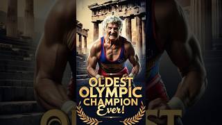 Oldest Olympic Champion shortvideos shorts shortsfeed facts youtubeshorts viralvideo [upl. by Otilia]