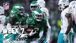 Miami Dolphins vs Philadelphia Eagles  2023 Week 7 Game Highlights [upl. by Childers]