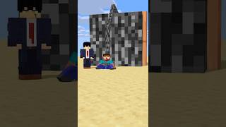 HELP Herobrine To Power Up Jump With Heavier And Heavier Block friendship shorts trending anime [upl. by Neenaej]