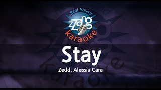 Zedd Alessia CaraStay Karaoke Version [upl. by Yadrahc93]