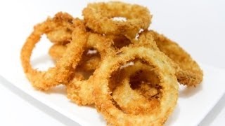 How To Make Crispy Crunchy Onion Rings  Video Recipe [upl. by Nnyletak838]