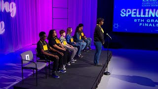 Spelling Bee 20232024 Finals  Clark County School District [upl. by Eelesor]