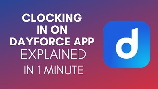 How To Clock In On Dayforce App 2024 [upl. by Sarid666]