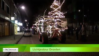 Lichtjestour op het Meerpaalplein in Dronten [upl. by Hedvah587]