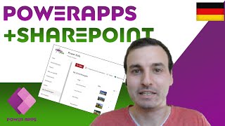 Lern PowerApps EP1 Die SharePointListe als Backend für deine PowerApp [upl. by Aonehc]