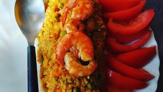 Arroz con Langostinos y Verduras 🍚🦐🥬 [upl. by Nahtannoj]