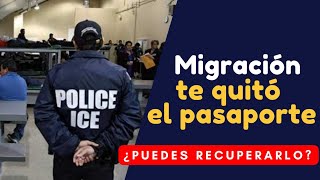 ¿Migración te quitó el pasaporte Lo que debes saber al cruzar y ser detenido en la frontera EEUU [upl. by Carlisle416]