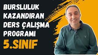 2024 Bursluluk Sınavı Hazırlık Kampı 5 Sınıf Ders Çalışma Programı  İOKBS [upl. by Assed]