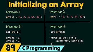 Initializing an Array [upl. by Nwahser105]