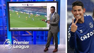 James Rodriguez has been key to Everton transformation  Premier League Tactics Session  NBC Sports [upl. by Erving]