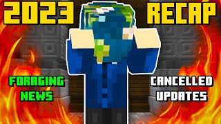 Foraging Update News Cancelled Updates  Future Updates Hypixel Skyblock 2023 Recap [upl. by Ddet]