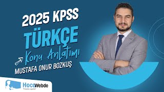 8 KPSS 2025 TÜRKÇE MUSTAFA ONUR BOZKUŞ SÖZCÜKTE YAPI  1 [upl. by Inaboy]