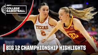 BIG 12 CHAMPIONSHIP 🏆 Iowa State Cyclones vs Texas Longhorns  ESPN College Basketball [upl. by Trish]