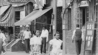 Harlem Street Scenes and Queensbridge Projects Construction 1939 [upl. by Sims]