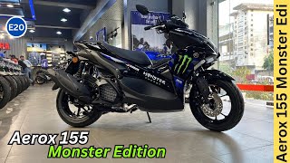 2023 Yamaha Aerox 155 Monster Energy Edition Full Detailed Review ♥️ Super Scooter Aerox 155 [upl. by Carny]