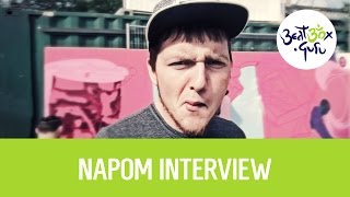 NapoM explains his crazy subbass  beatboxguru [upl. by Grani]