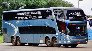 Como é viajar no ônibus LEITO da SATÉLITE NORTE de PALMAS para GOIÂNIA [upl. by Einattirb]